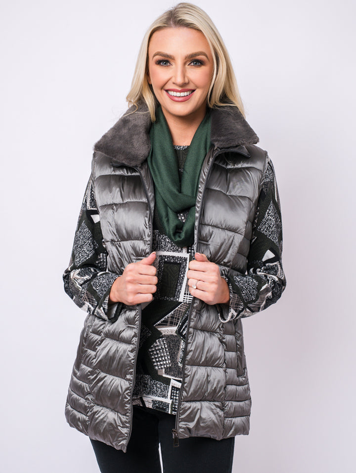 Luxury Gilet- Silver