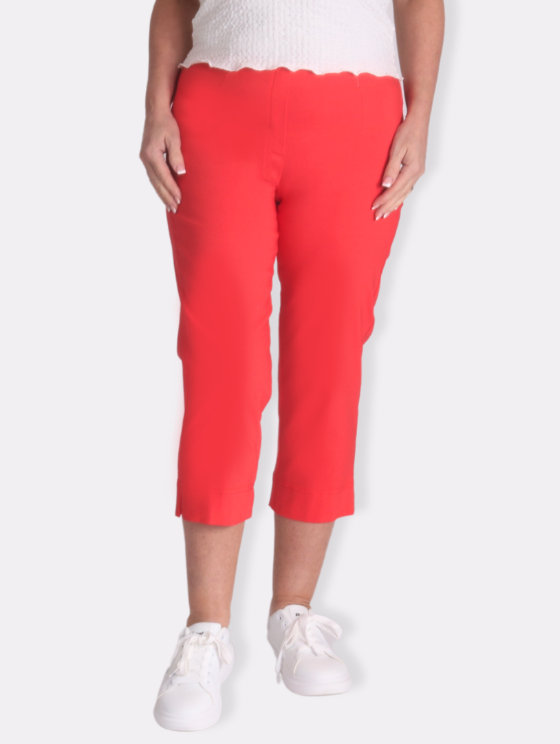 Crop Moda Trouser - Red