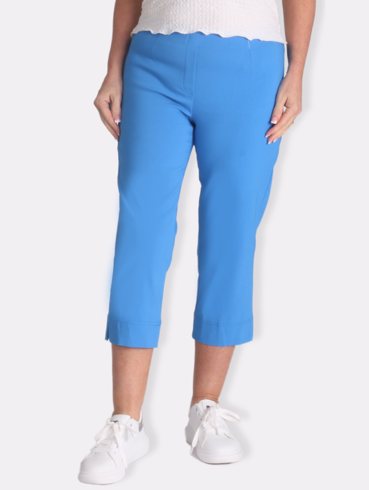 Crop Moda Trouser - Cornflower Blue