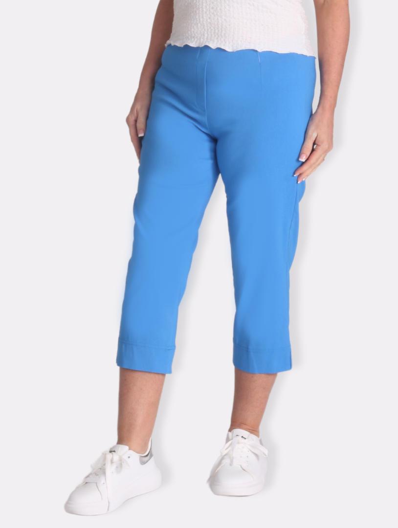 Crop Moda Trouser - Cornflower Blue