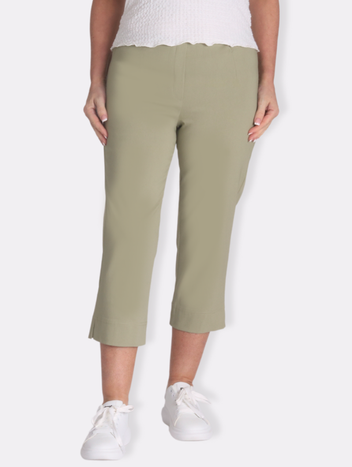 Crop Moda Trouser - Khaki