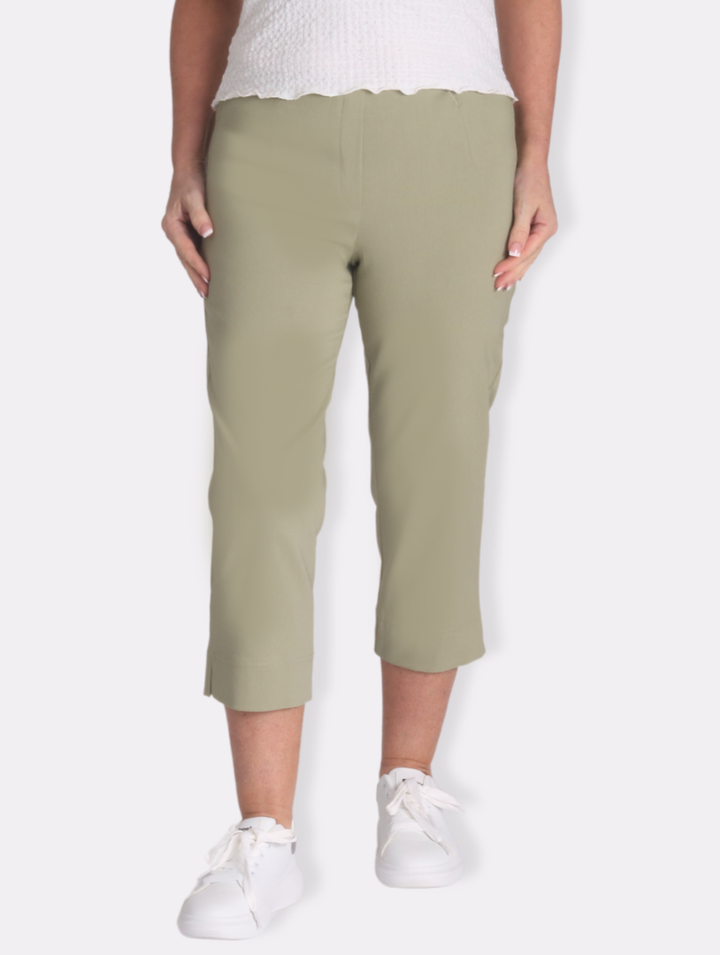 Crop Moda Trouser - Khaki