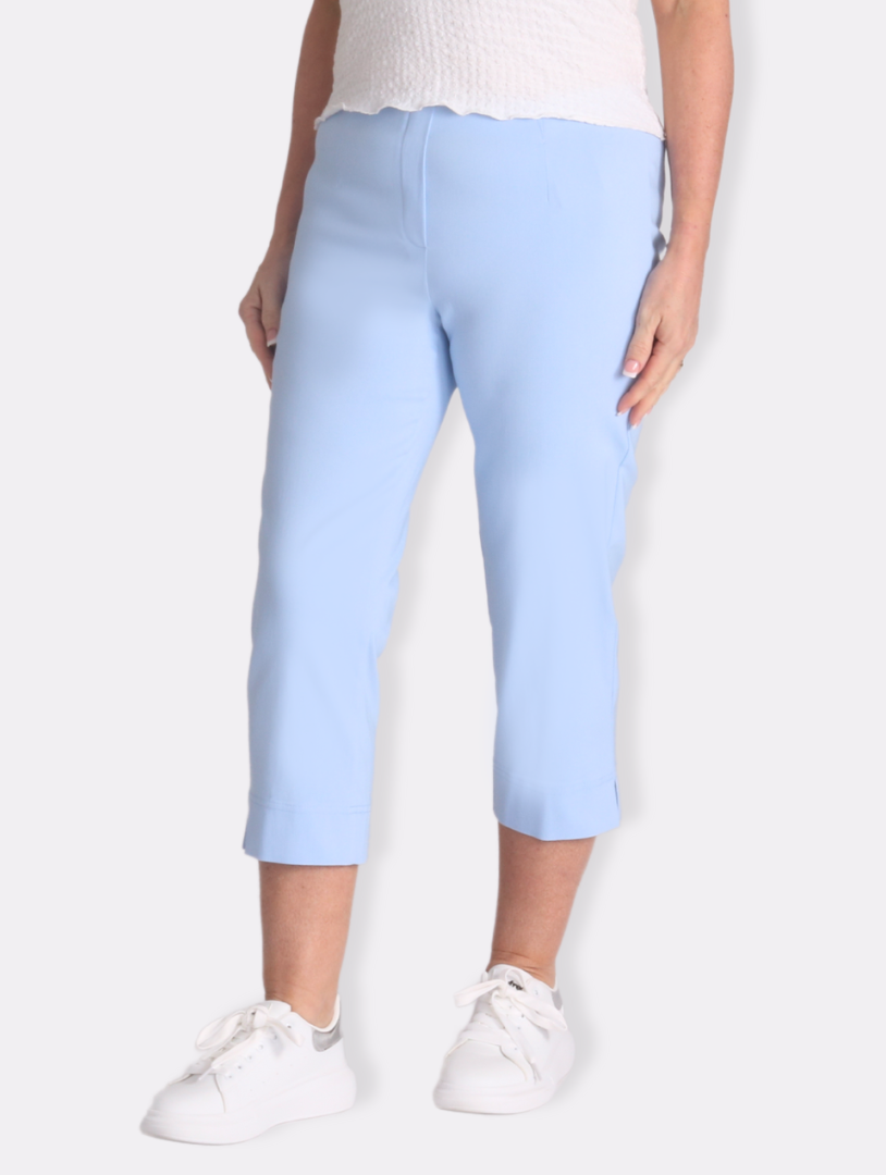 Crop Moda Trouser - Baby Blue