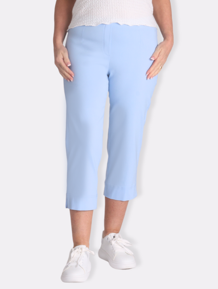 Crop Moda Trouser - Baby Blue