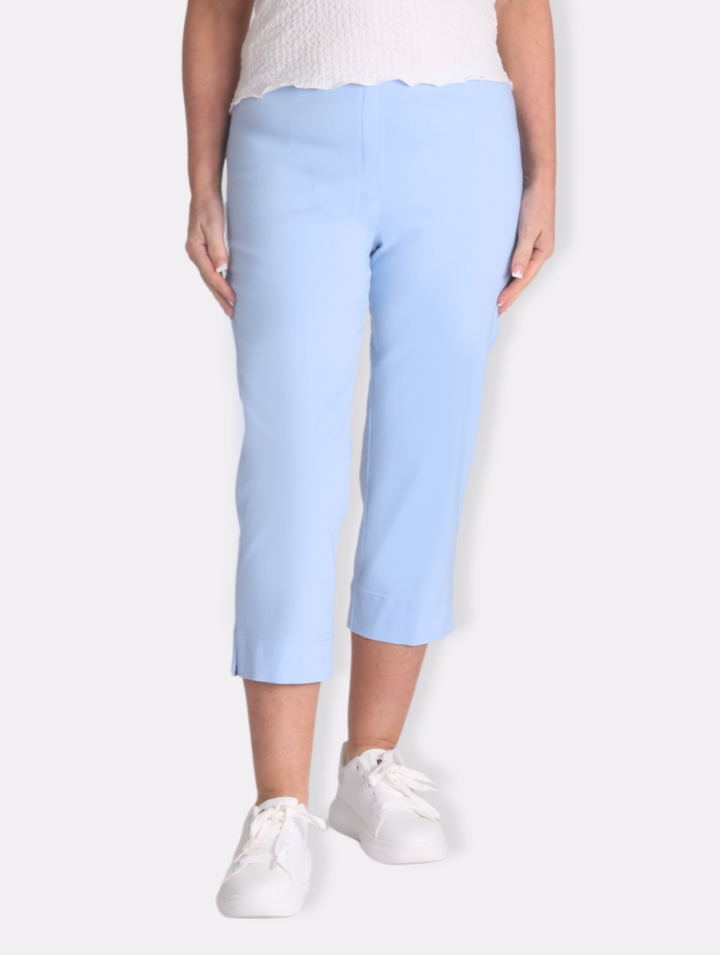 Crop Moda Trouser - Baby Blue