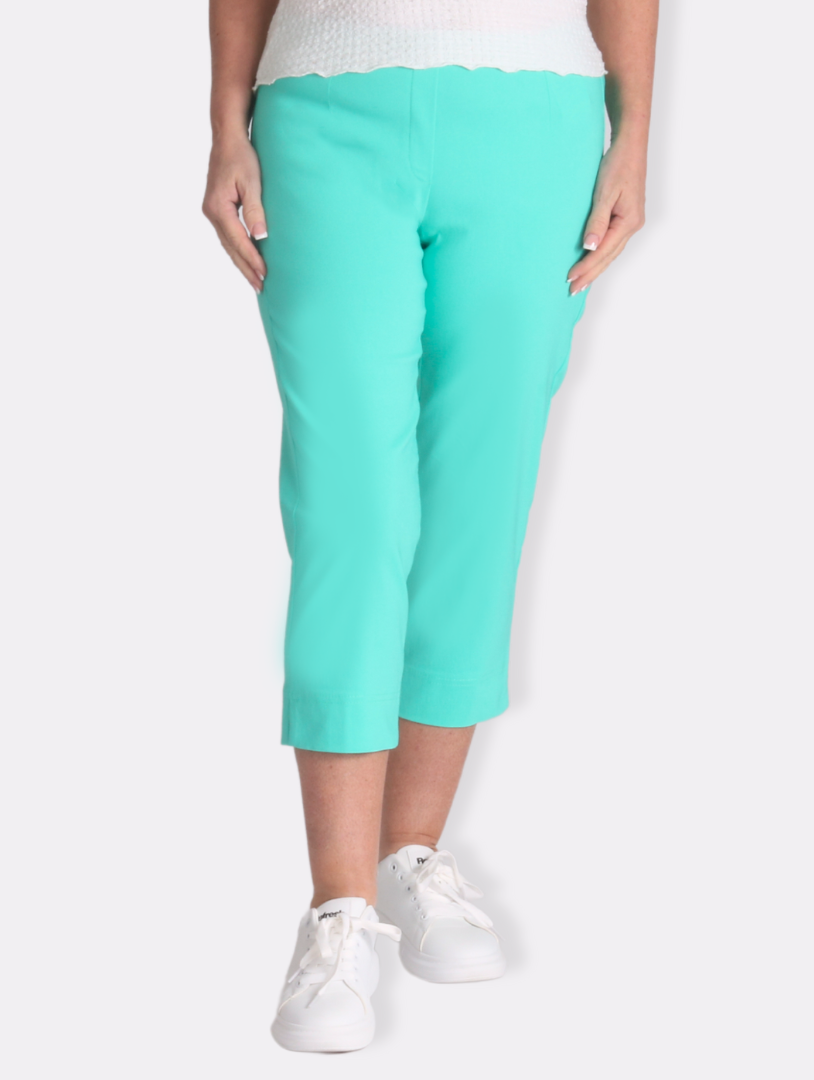 Crop Moda Trouser - Turquoise