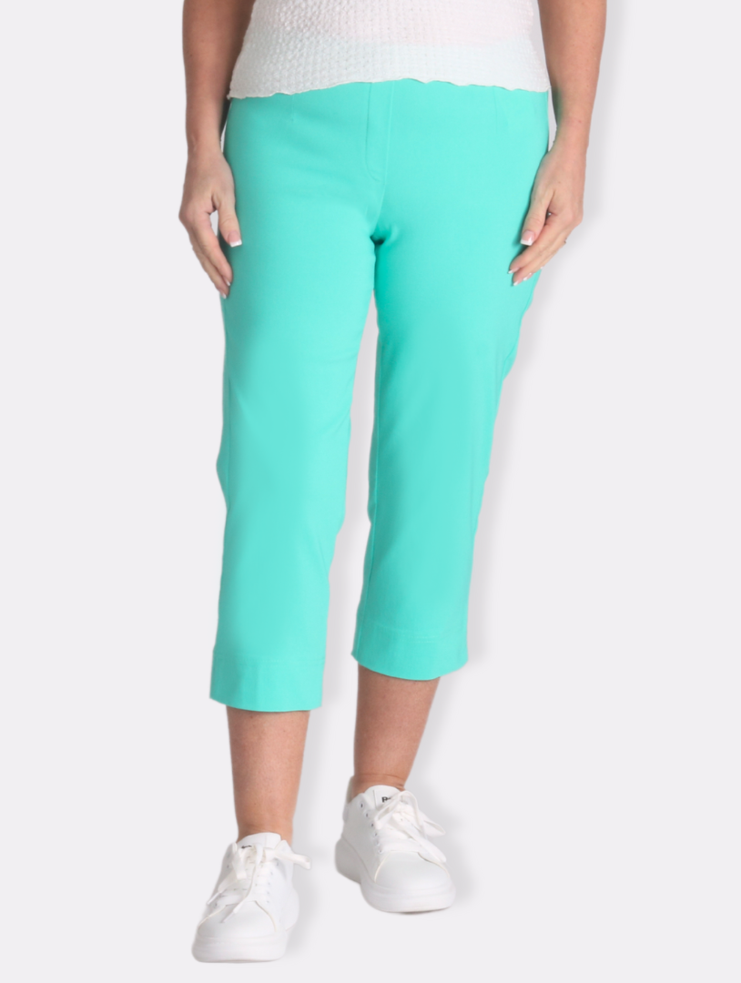 Crop Moda Trouser - Turquoise