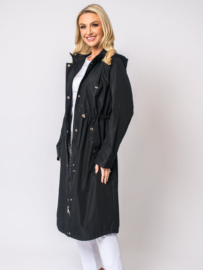 Longline Coat - Black