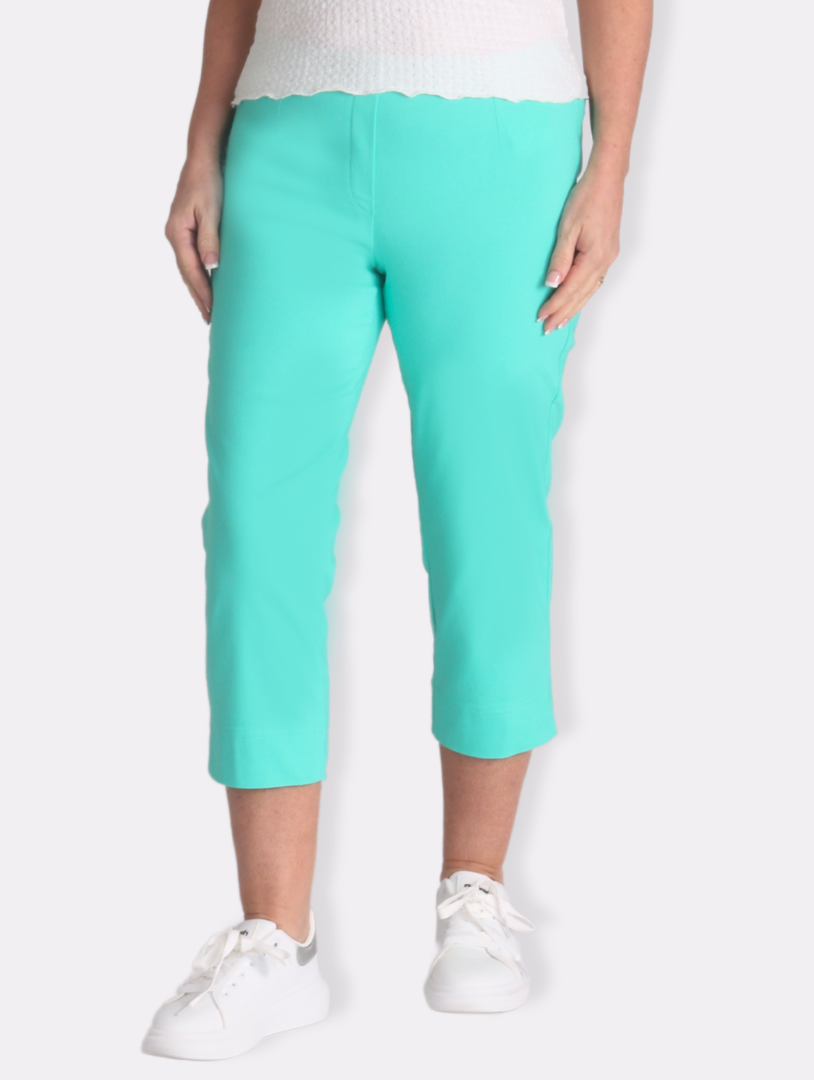 Crop Moda Trouser - Turquoise