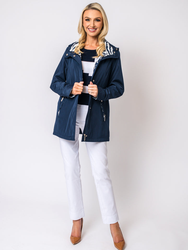 Hooded Jacket - Navy