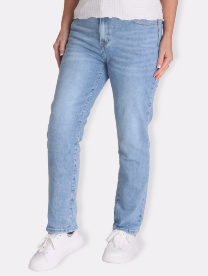 Straight Leg Jeans - Denim