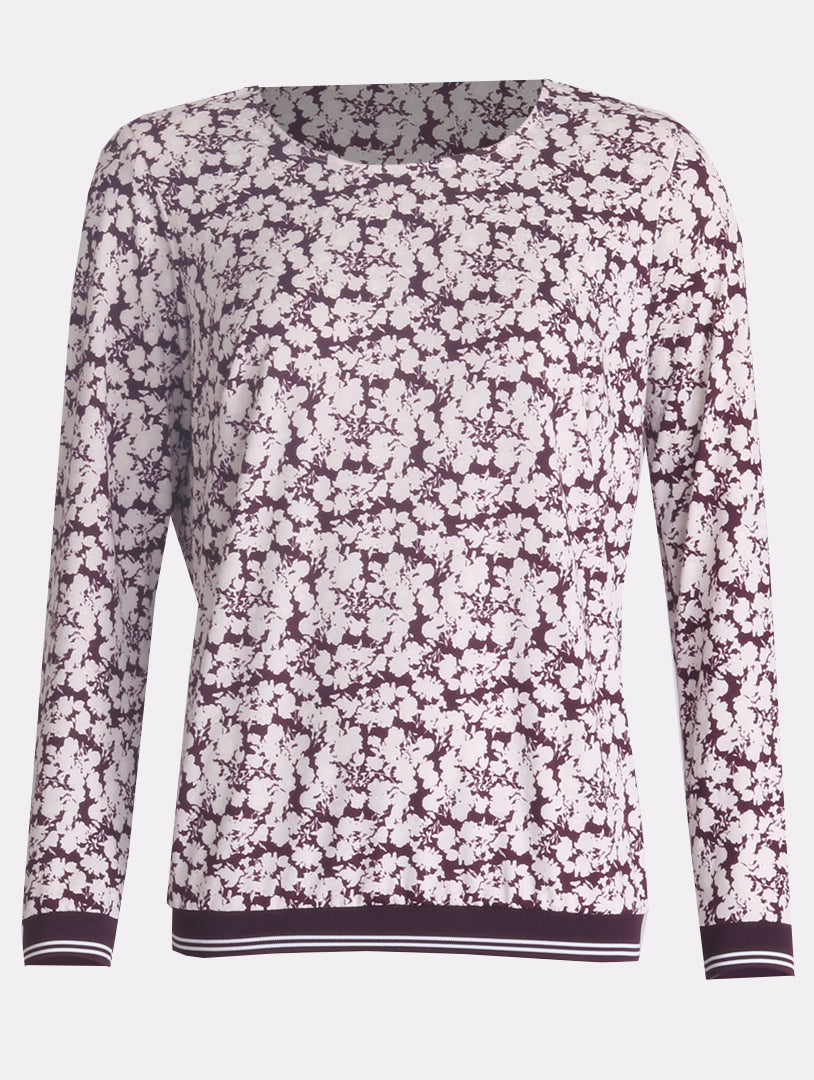 Round Neck Top - Plum