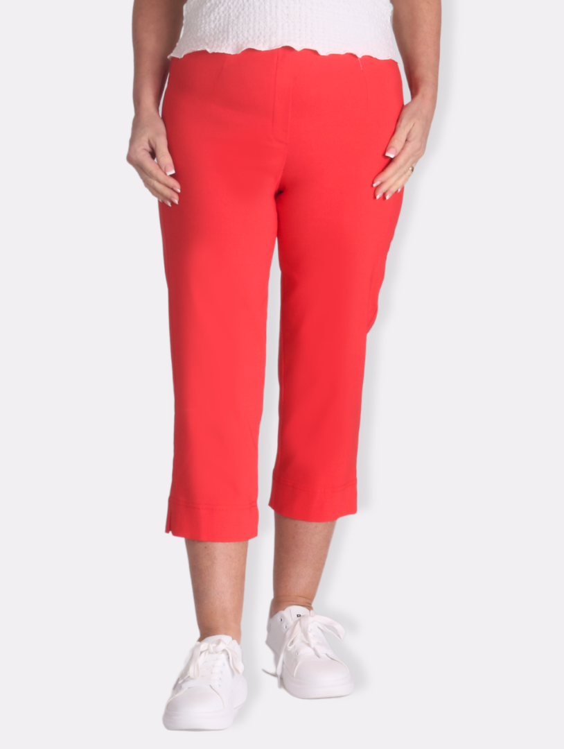 Crop Moda Trouser - Red