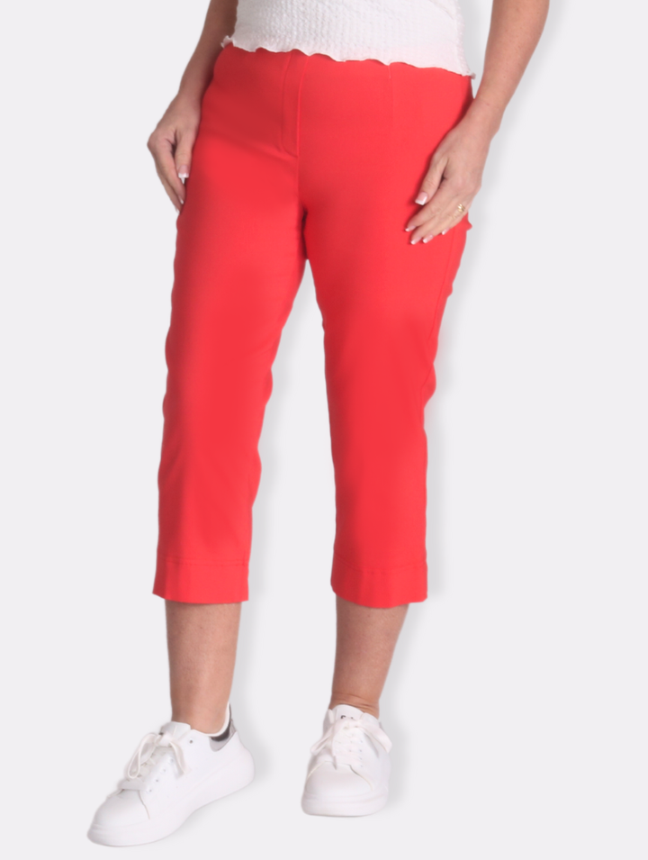 Crop Moda Trouser - Red