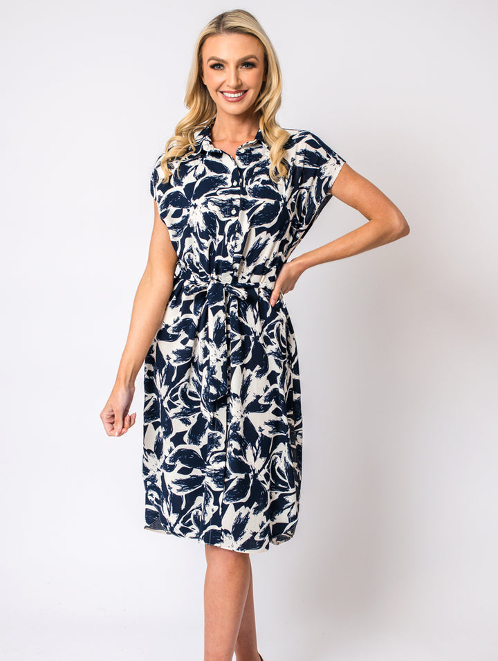 Sleeveless Dress - Navy