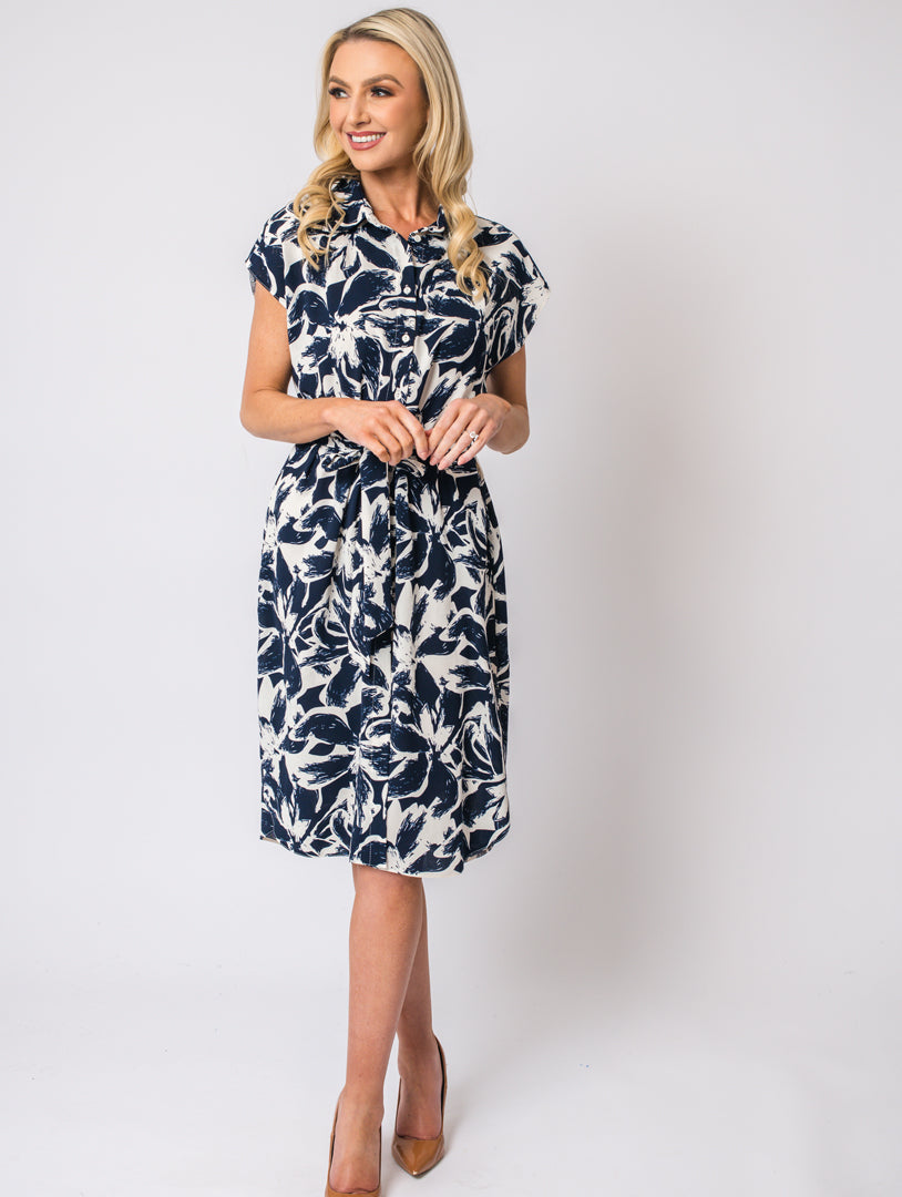 Sleeveless Dress - Navy