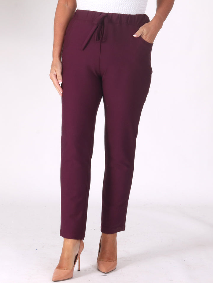 Bella Trousers - Bordeux