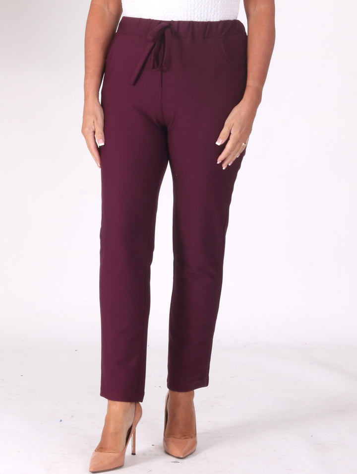 Bella Trousers - Bordeux