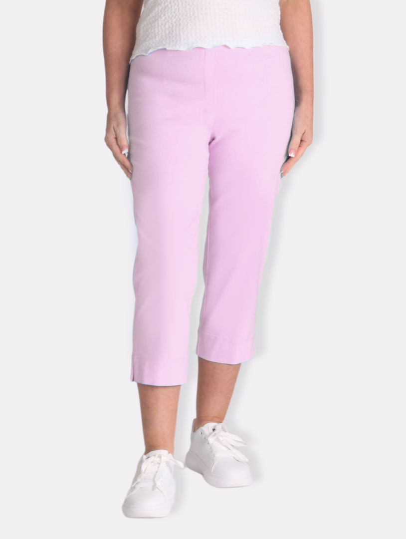 Crop Moda Trouser - Baby Pink