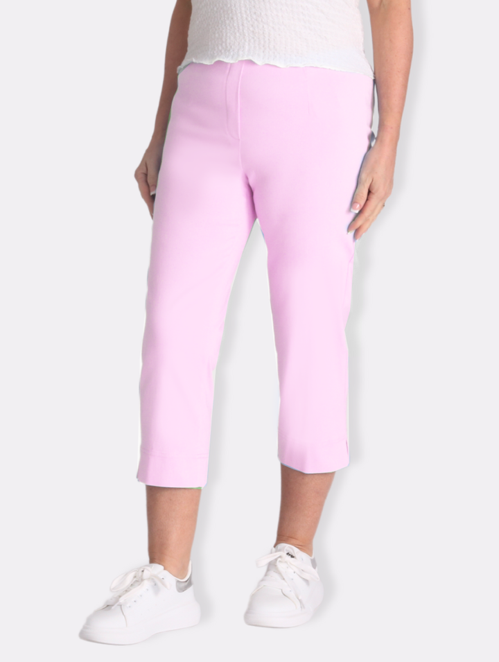 Crop Moda Trouser - Baby Pink