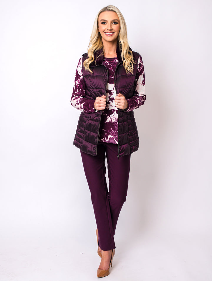 Diamonte Knit - Plum Multi