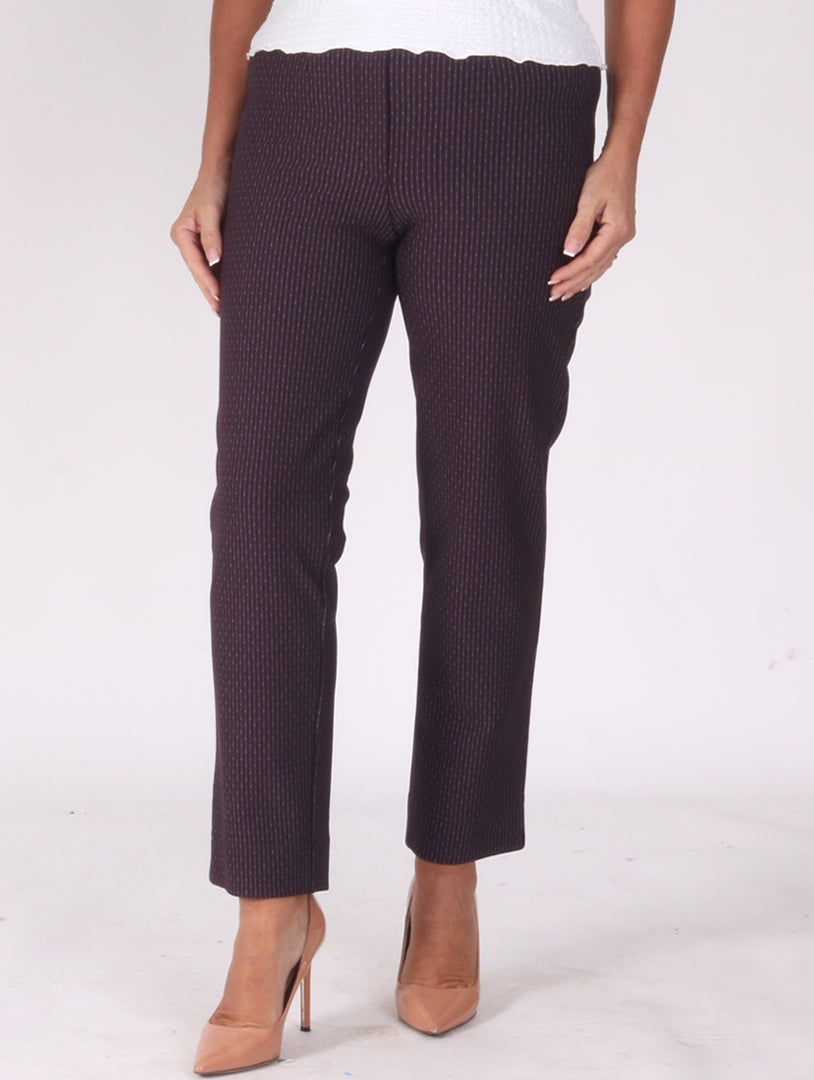 27" Speckle Trousers - Plum