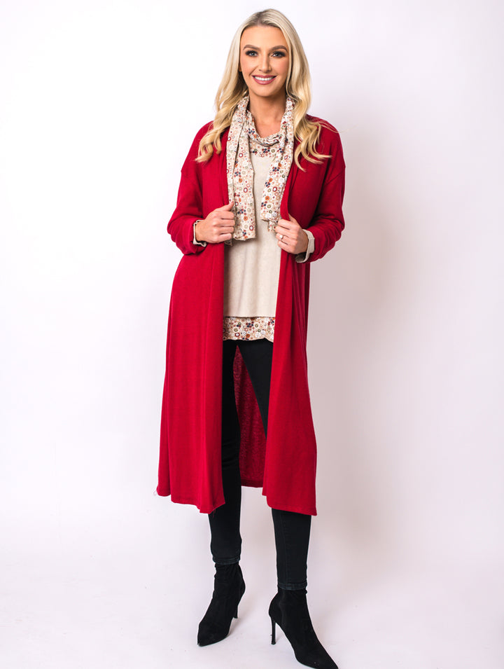 Luxury Cardigan - Red