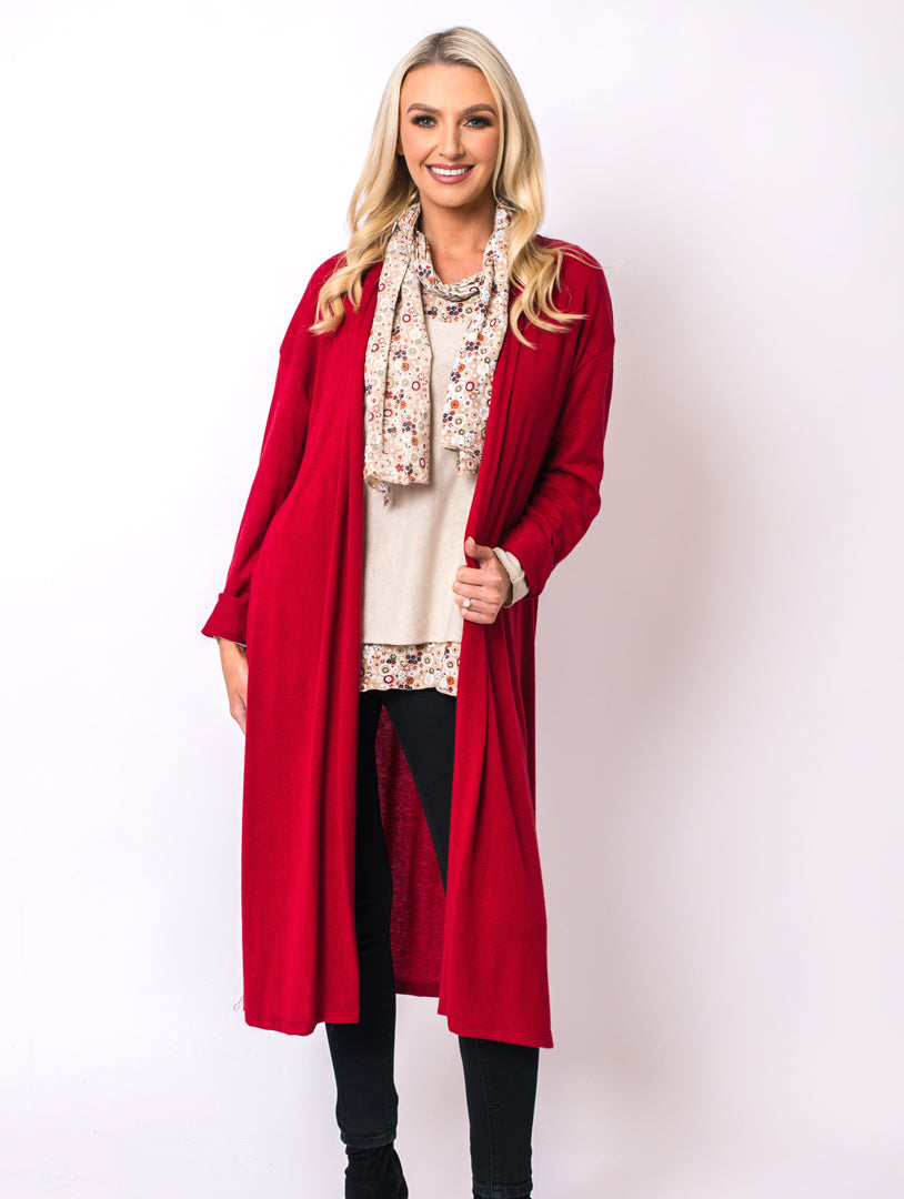 Luxury Cardigan - Red